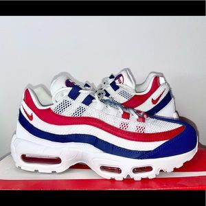 Air Max 95 USA White/Gym-Red Royal Blue